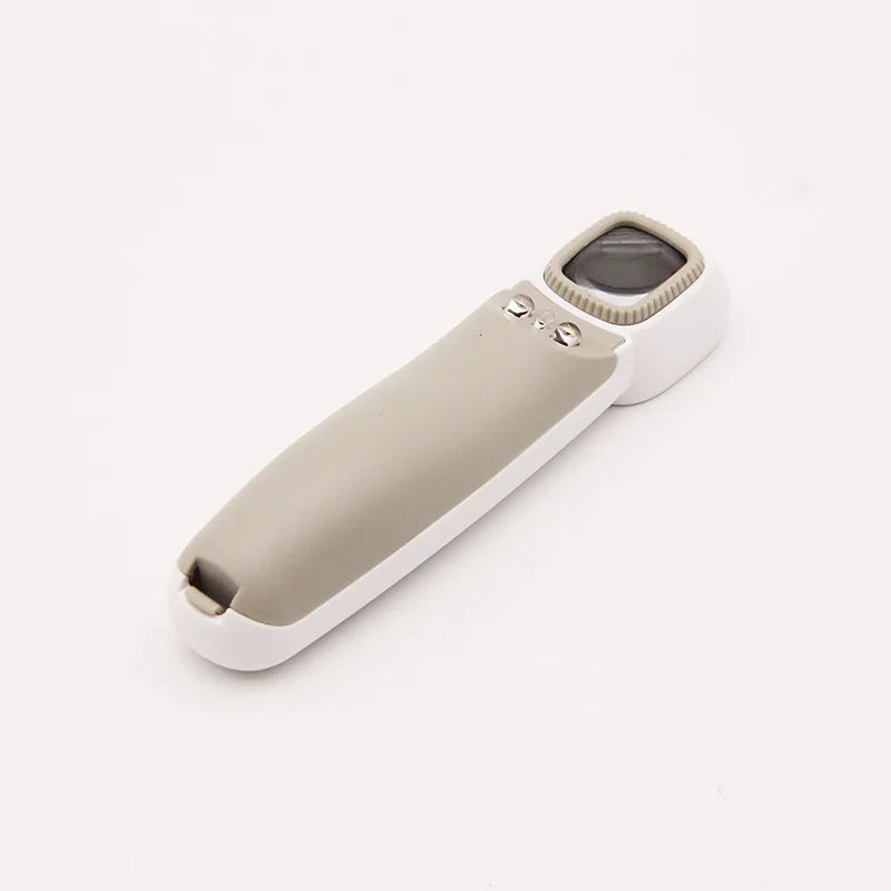 Handheld LED UV Magnifying Glass – HD Square Lens, 500X LED UV Magnifier Axl