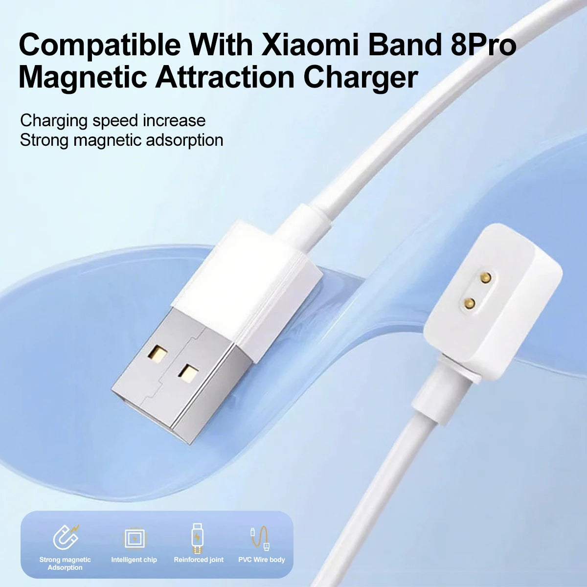 Magnetic Charging Cable for Xiaomi Mi Band 9 8 Pro & Redmi Watch Magnetic Charging Cable Axl