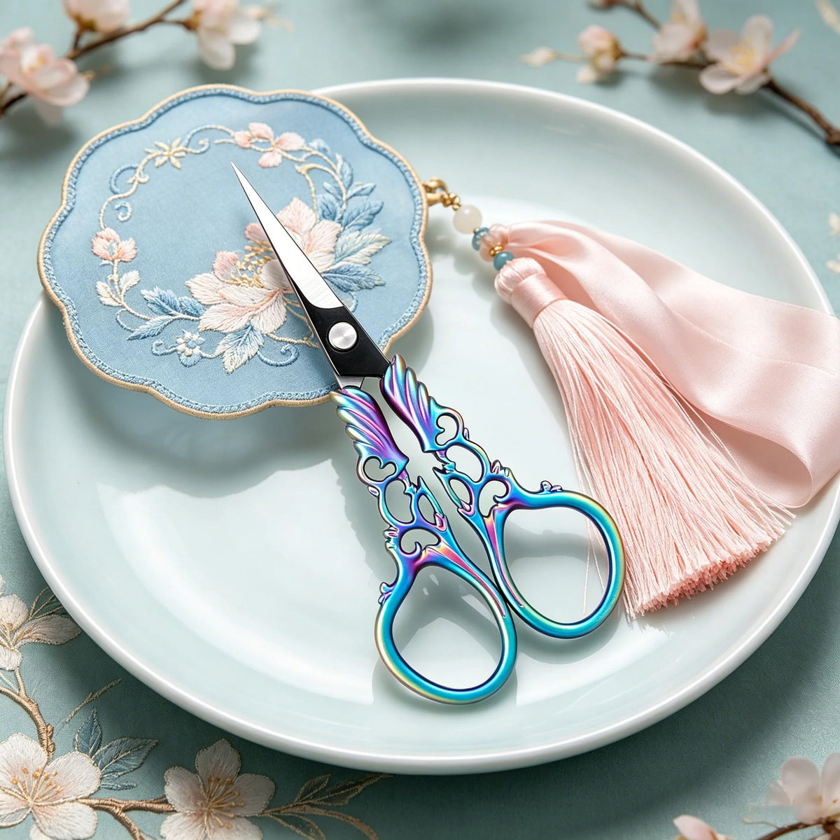 Vintage Embroidery Scissors – Stainless Steel Tailor Shears Embroidery Scissors Axl Scissors-Color