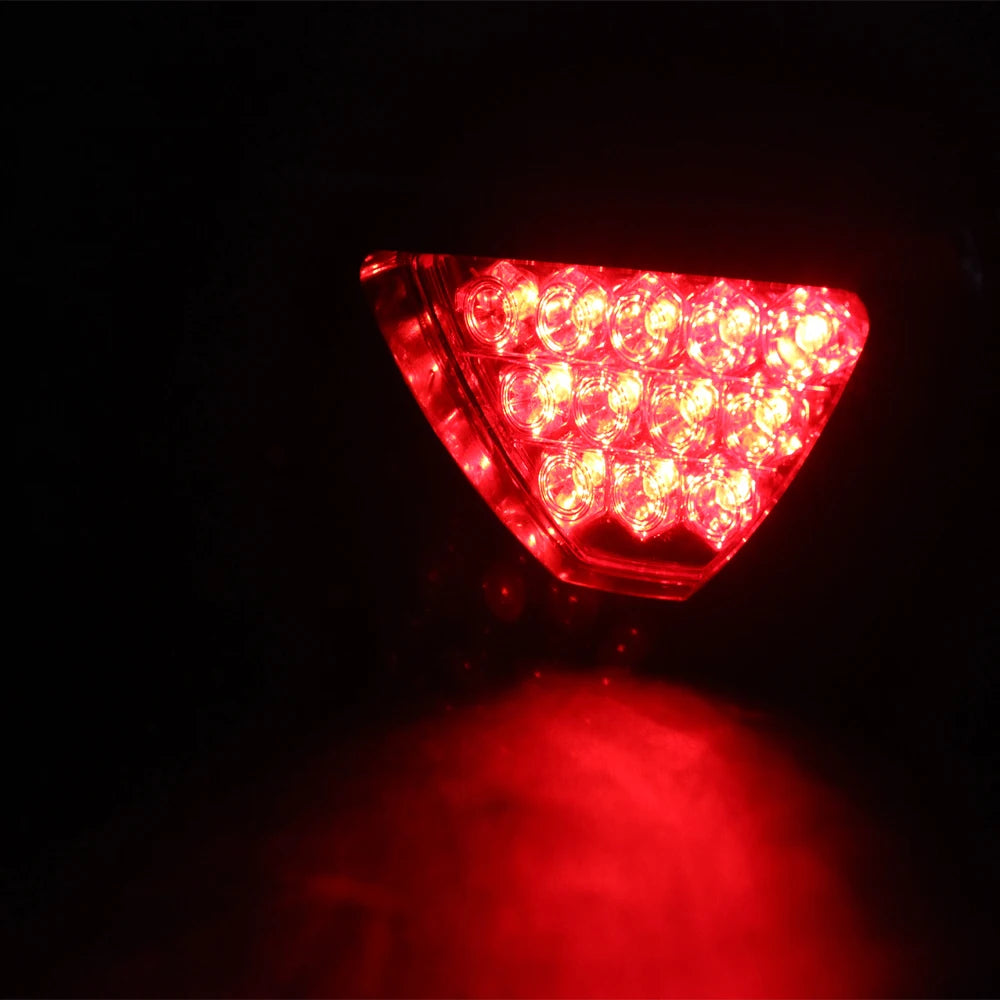 Triangle LED Strobe Brake & Tail Light | Universal 12V Warning LED Brake Light Axl