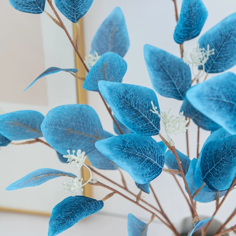 Artificial Eucalyptus Branch Fake Plant Stem for Home Decor Artificial Plant Stem Axl