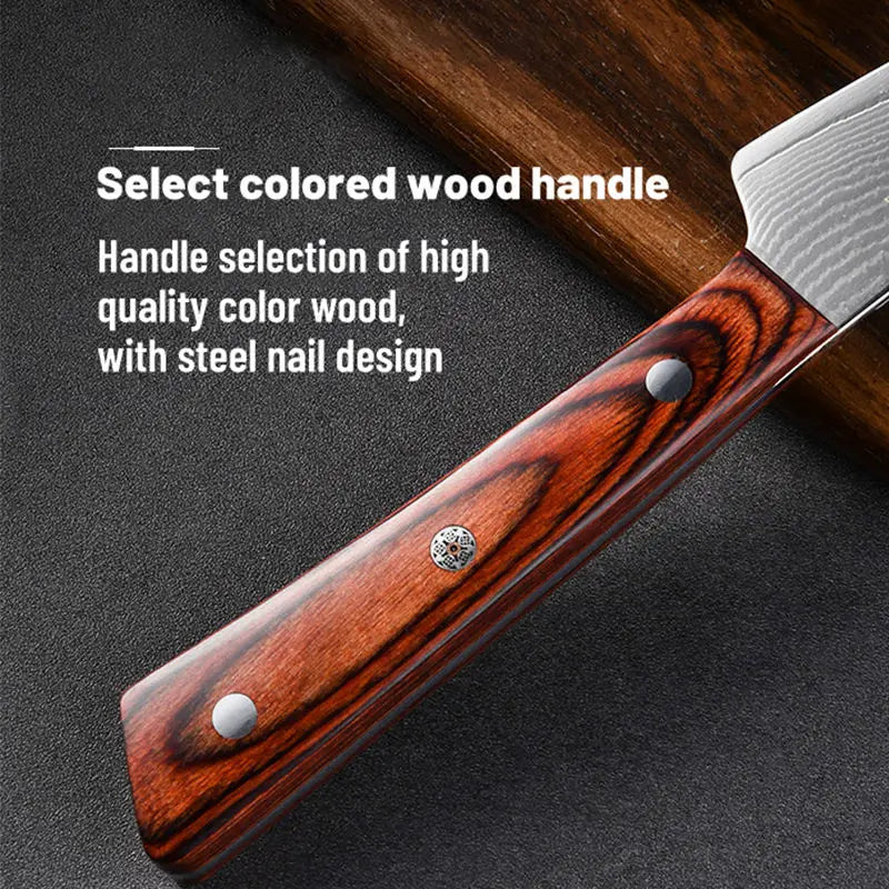 5.5" Damascus Steel Boning Knife – 67-Layer Professional Blade Damascus Boning Knife Axl
