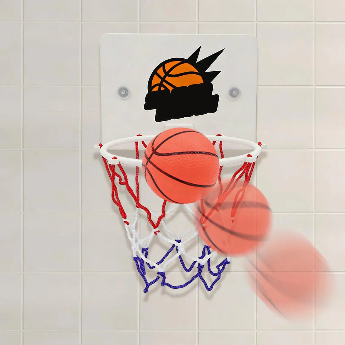 Mini Indoor Basketball Hoop for Kids – Suction Cup Wall Mount Kids Basketball Hoop Axl