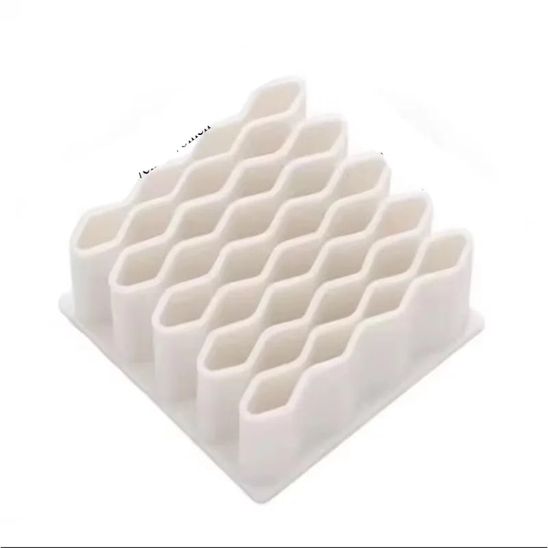 Desktop Multi-Compartment Organizer – Cosmetics & Pen Stand Desktop Organizer Stand Axl WHITE