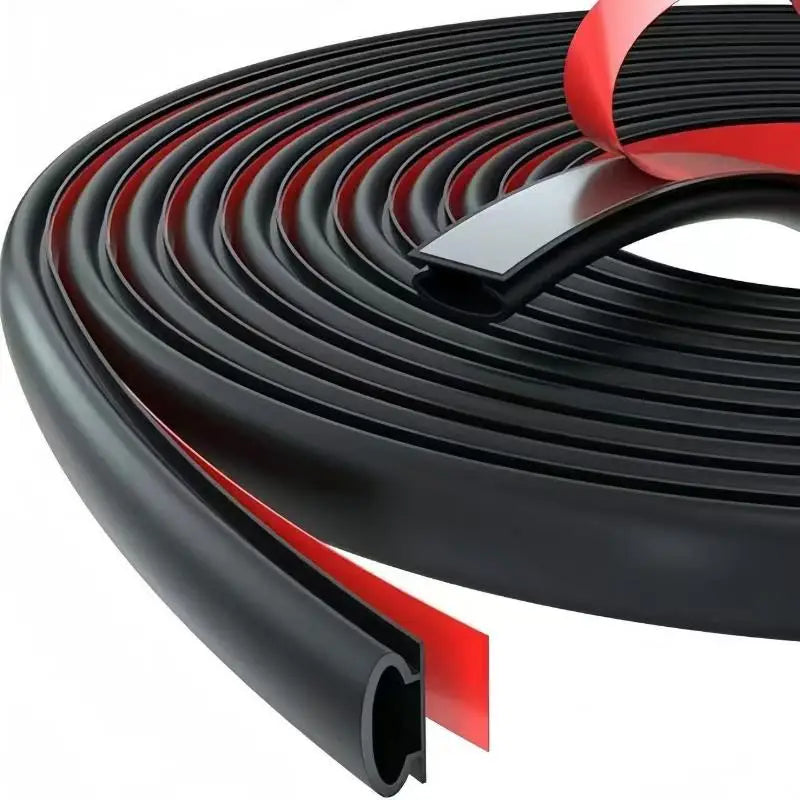 Self-Adhesive Door Window Weatherstrip Seal 10x6mm 6M Roll Door Weatherstrip Seal Axl A1
