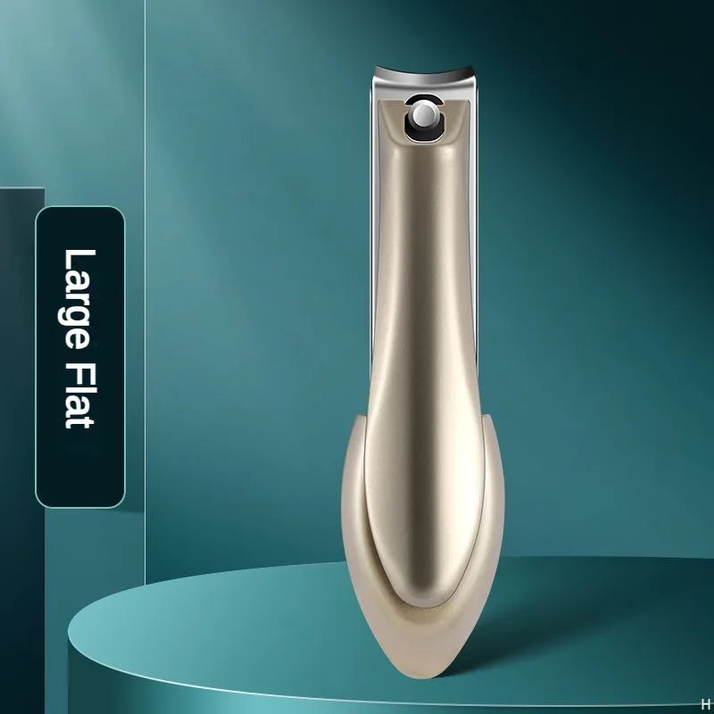 Stainless Steel Anti-Splash Nail Clipper – Fingernail & Toenail Trimmer Nail Clipper Axl Large Flat Nail Clip