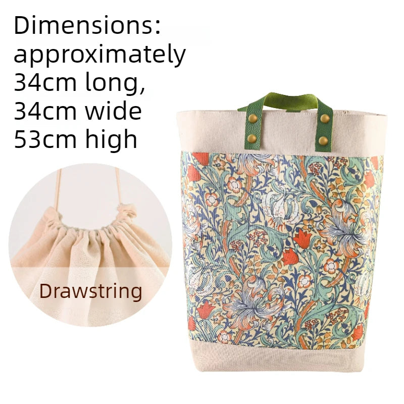 Foldable Cotton Linen Storage Basket – Large Laundry Organizer Storage Basket Axl Lily