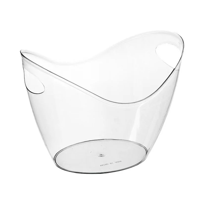 Plastic Ice Bucket 4L/8L | Party Drink Cooler for Wine & Bar Ice Bucket Axl 8L