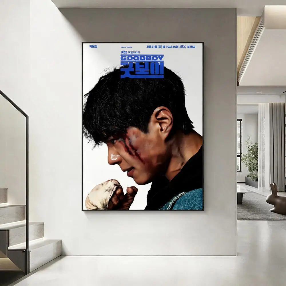 Weak Hero Class Korean Drama Poster – HD Waterproof Wall Art Wall Art Poster Axl White13 50X70cmNoframe