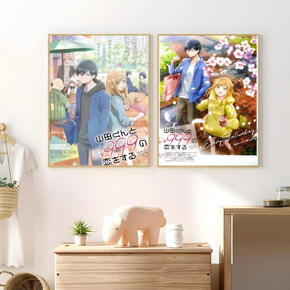 Yamada-kun at Lv999 Anime Poster HD Waterproof PVC Wall Sticker Anime Wall Sticker Axl