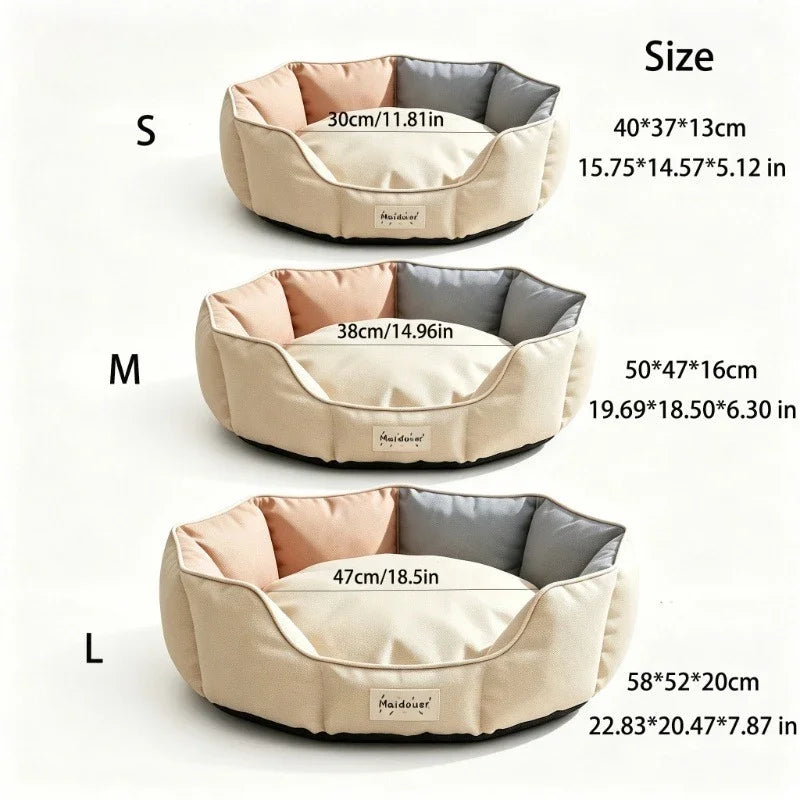 KEMORELA All-Season Cat & Dog Sofa Bed | Non-Slip Washable Pet Sofa Bed Axl