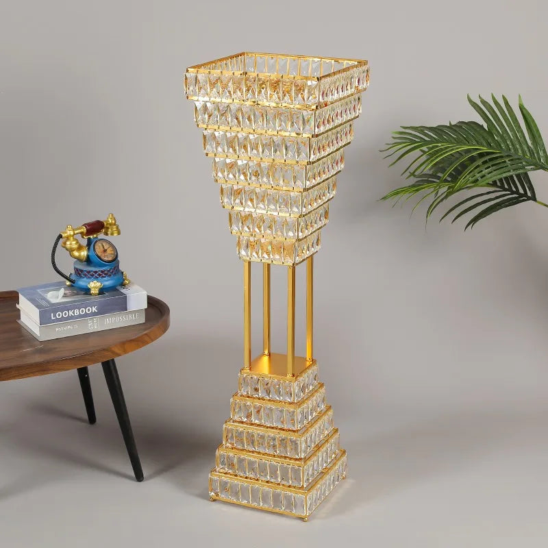 Luxury Crystal & Iron Incense Burner – Gold Censer Décor Incense Burner Axl
