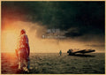 Interstellar Astronaut Vintage Kraft Paper Sci-Fi Wall Poster Wall Art Poster Axl 17 42x30cm