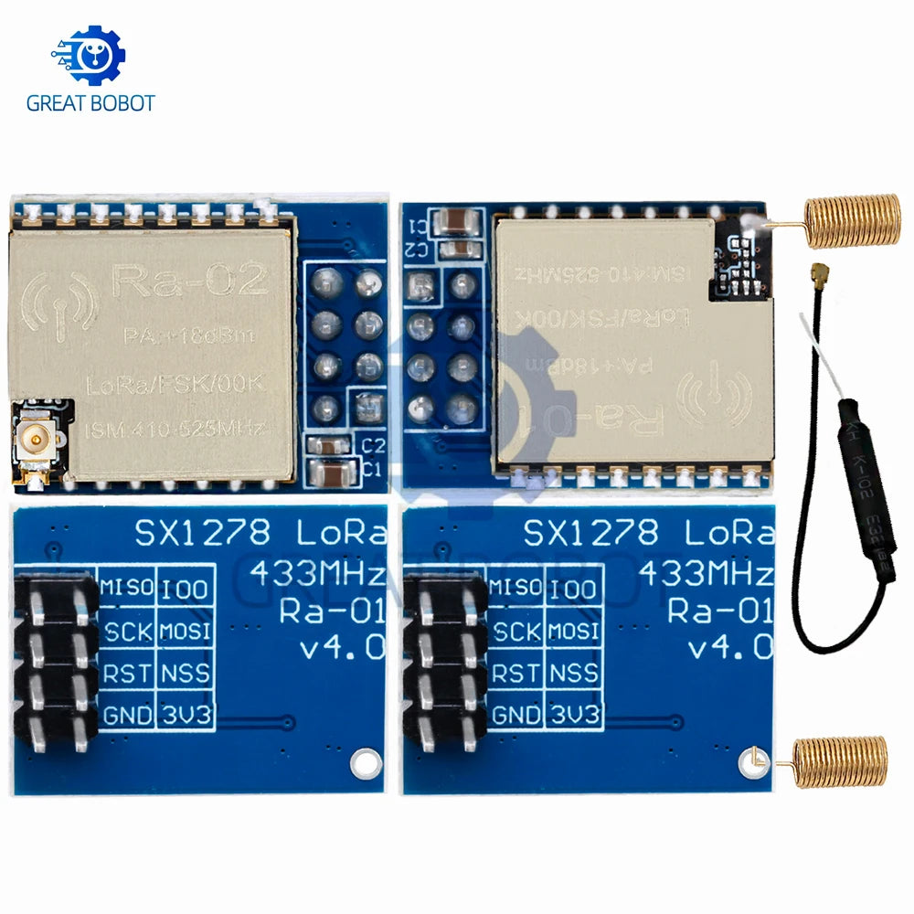 LoRa SX1278 RA-01/RA-02 433MHz Wireless Module + Antenna Wireless RF Module Axl