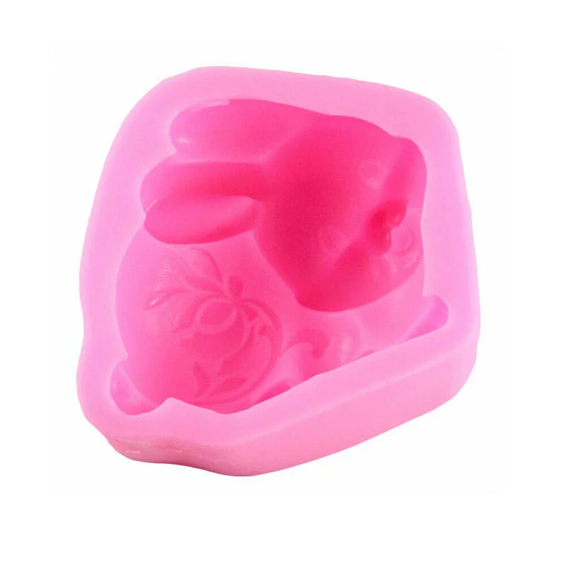 Easter Bunny Silicone Mold – Resin, Soap, Candle & Fondant Silicone Baking Mold Axl