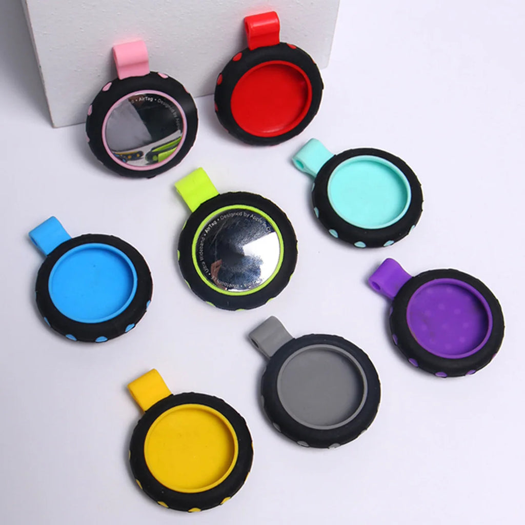 Silicone AirTag Case with Keychain – Pet Collar & Key Holder AirTag Silicone Case Axl