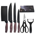 6-Piece Hammer-Textured Kitchen Knife Set | Stainless Steel Kitchen Knife Set Axl 6PCS