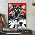 Persona 5 Removable Wall Poster Sticker – Gaming Room Decor Wall Poster Sticker Axl Black4 30X40cmNoframe