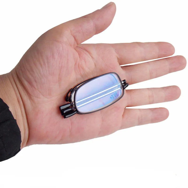 Ultra Thin Folding Reading Glasses – Telescopic Arms Men Women Reading Glasses Axl