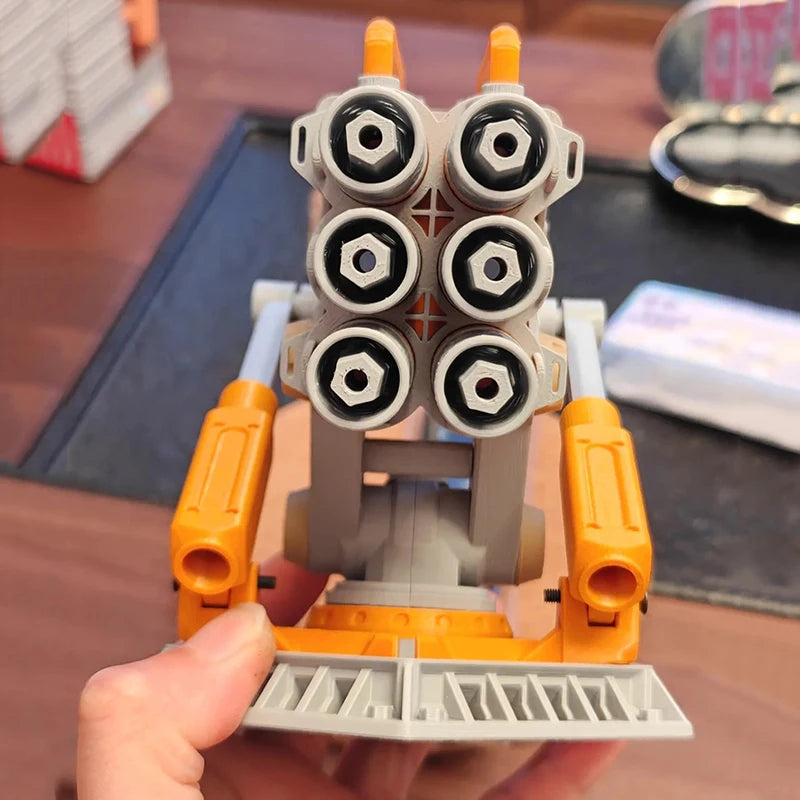 3D Printed Missile Launcher Ornament & Pen Storage Box Desk Ornament Sculpture Axl