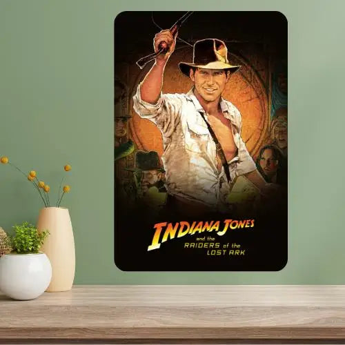 Raiders of the Lost Ark Metal Poster Sign | Vintage Wall Decor Metal Wall Sign Axl aluminum sign aluminum 20x30cm