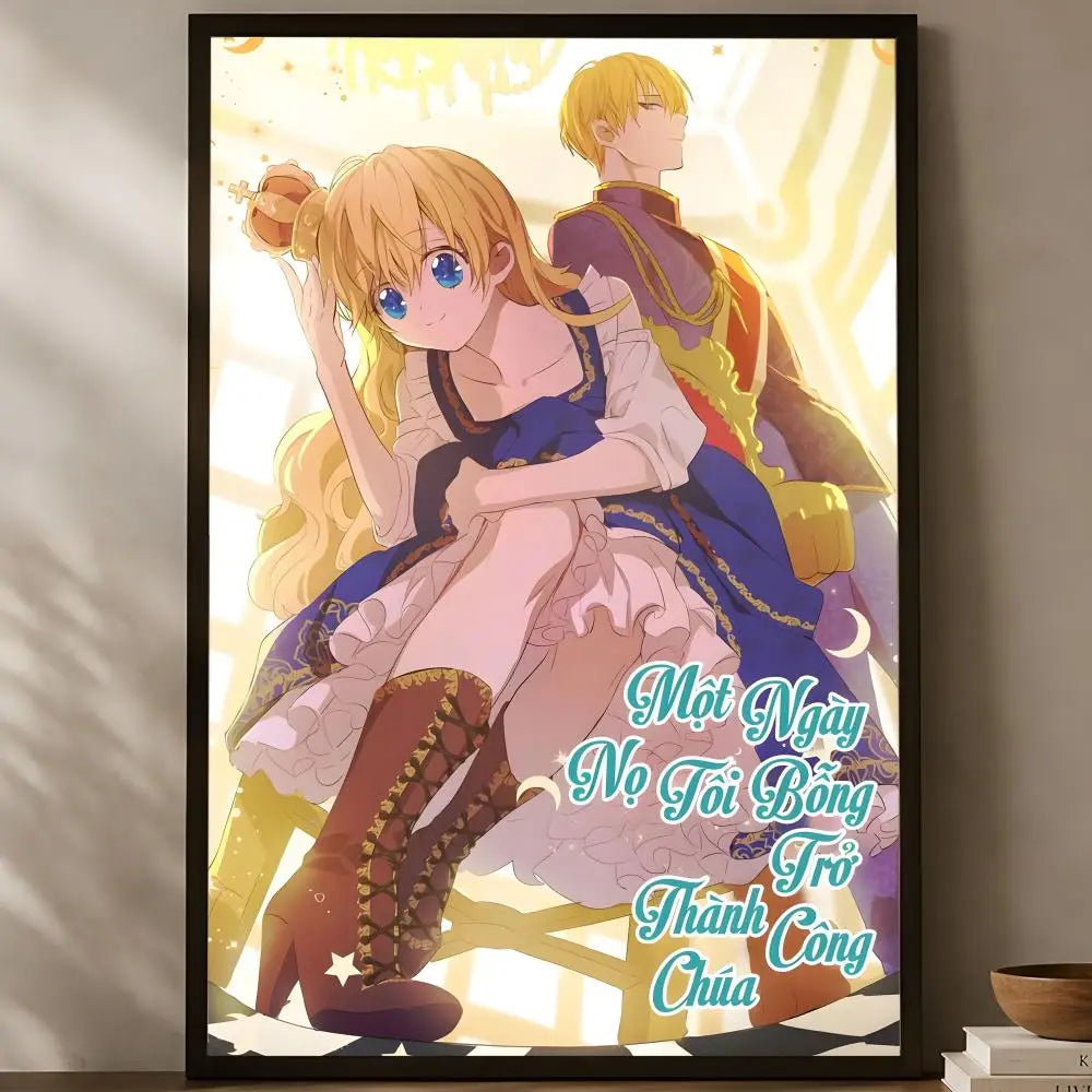 Who Made Me A Princess HD PVC Self-Stick Wall Poster Wall Art Poster Axl White13 30X40cmNoframe