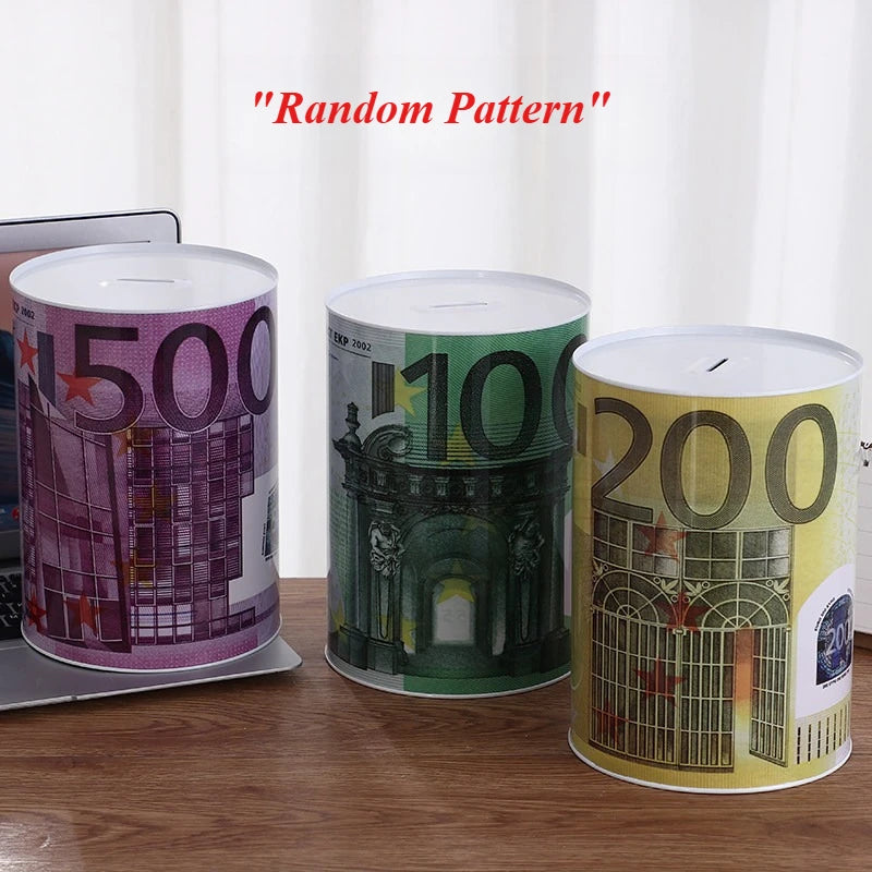 Nordic Metal Piggy Bank – Coin & Cash Saving Jar for All Ages Metal Piggy Bank Axl