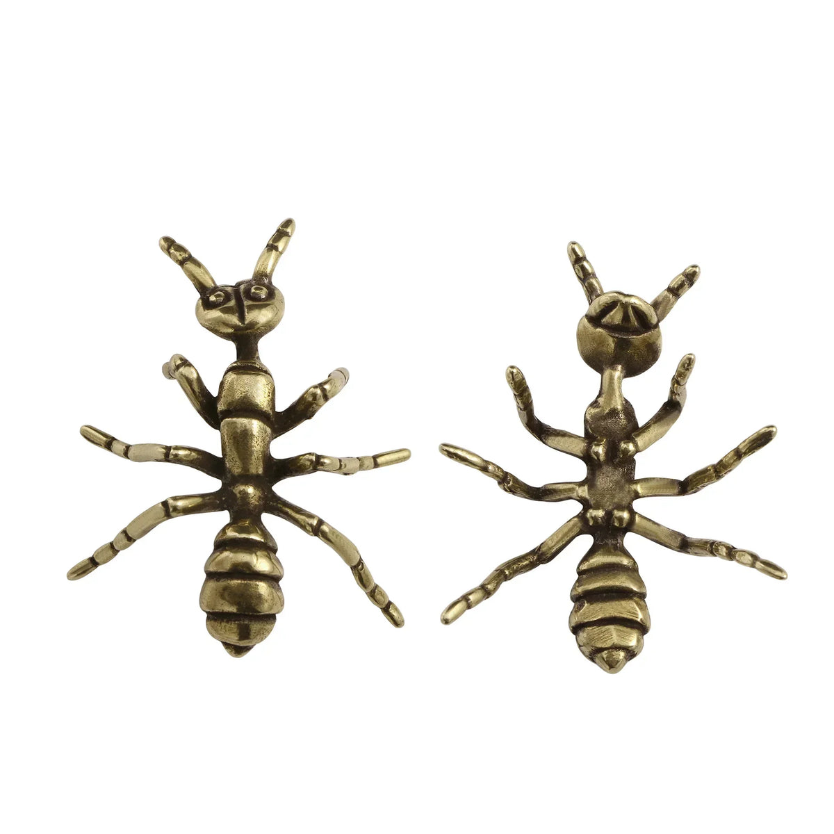 Brass Ant Figurines – Miniature Copper Insect Desk Ornament Miniature Figurine Axl
