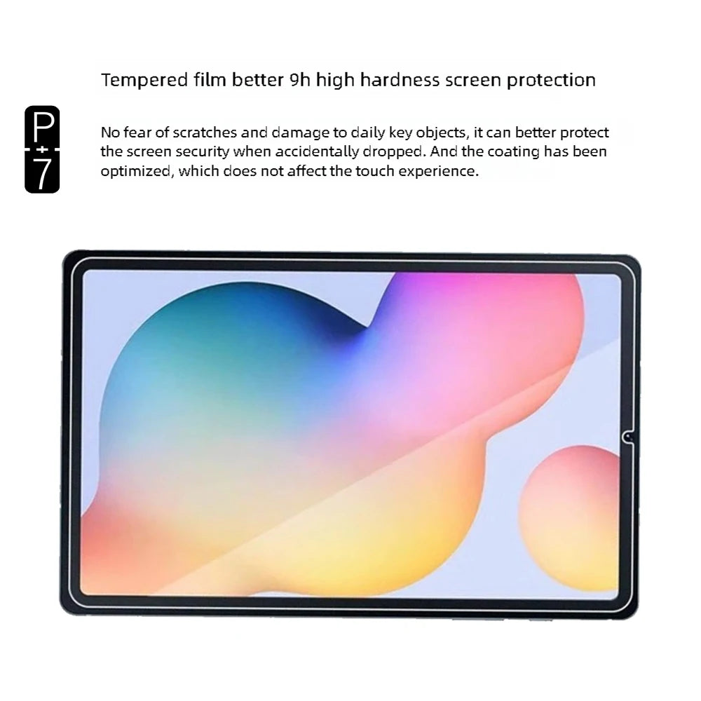 2-Pack Tempered Glass Screen Protector – Samsung Galaxy Tab S6 Lite Tablet Screen Protector Axl