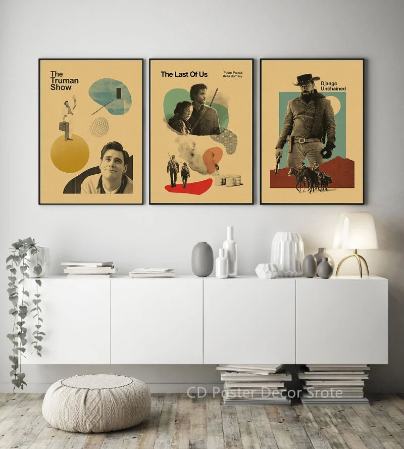 Classic Movie Posters – Truman Show, Breaking Bad Wall Art Movie Art Poster Axl