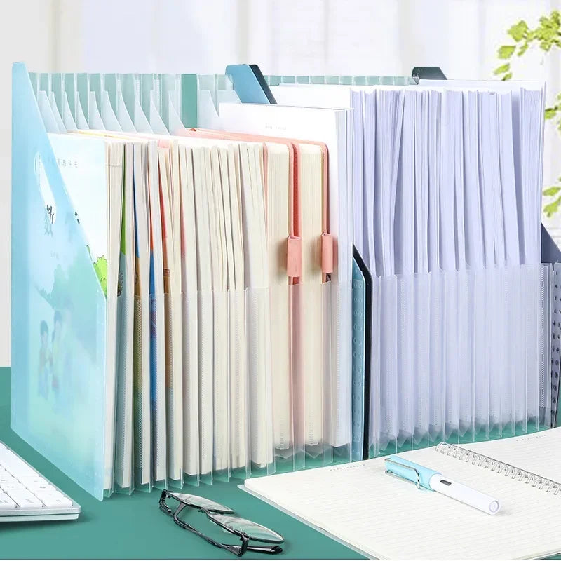 A4 Accordion File Folder – 13-Pocket Large Capacity Organizer Accordion File Folder Axl