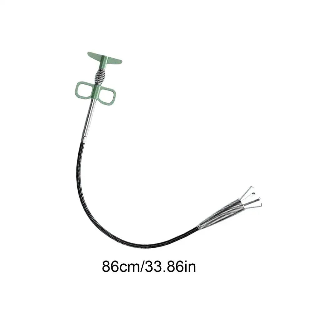 4-Claw Drain Snake Auger – Rustproof, Non-Slip Handle Drain Snake Auger Axl 0. 86 meters