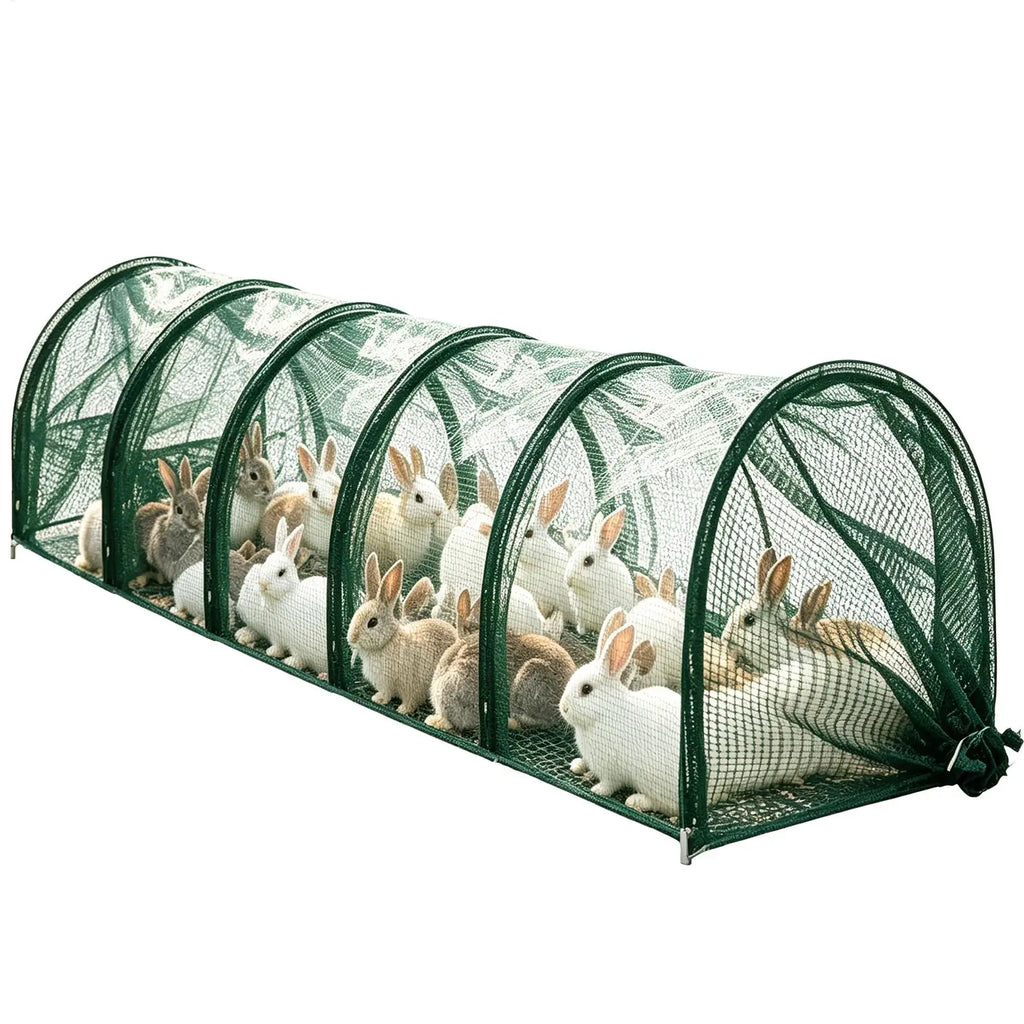 Foldable Chicken Tunnel Run 300cm – Ducks, Rabbits & Small Pets Poultry Tunnel Run Axl Default Title