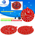 NE555 Timer Module Dual-Color Flashing LED DIY Soldering Kit DIY Electronics Kit Axl 1PC