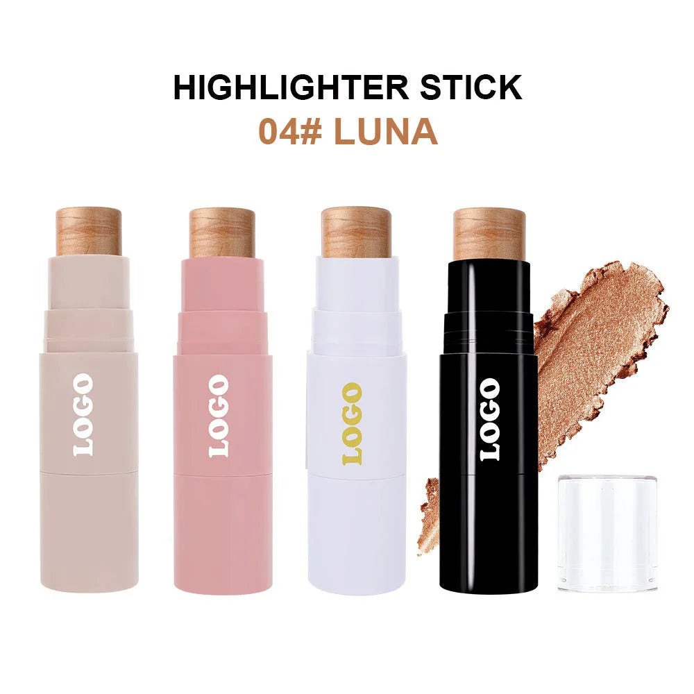 Double-Sided Blush Stick with Brush – Brightening Blusher Blush Stick Axl Highlighter 04 50pcs with logo