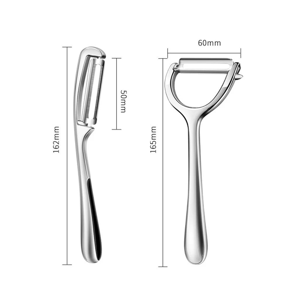 PLYS Stainless Steel Peeler – Fruit & Vegetable Kitchen Tool Vegetable Peeler Axl