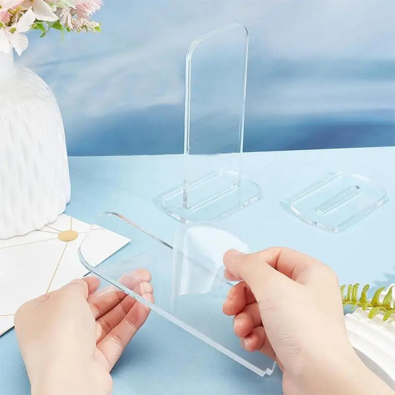 Acrylic Boxing Gloves Display Stand | Desktop Glove Holder Glove Display Stand Axl