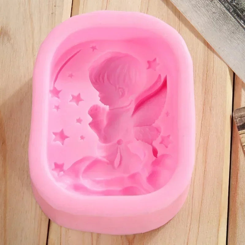 Angel Girl Silicone Soap Mold – Cake, Pastry & Ice Mould Silicone Baking Mold Axl 1 pcs