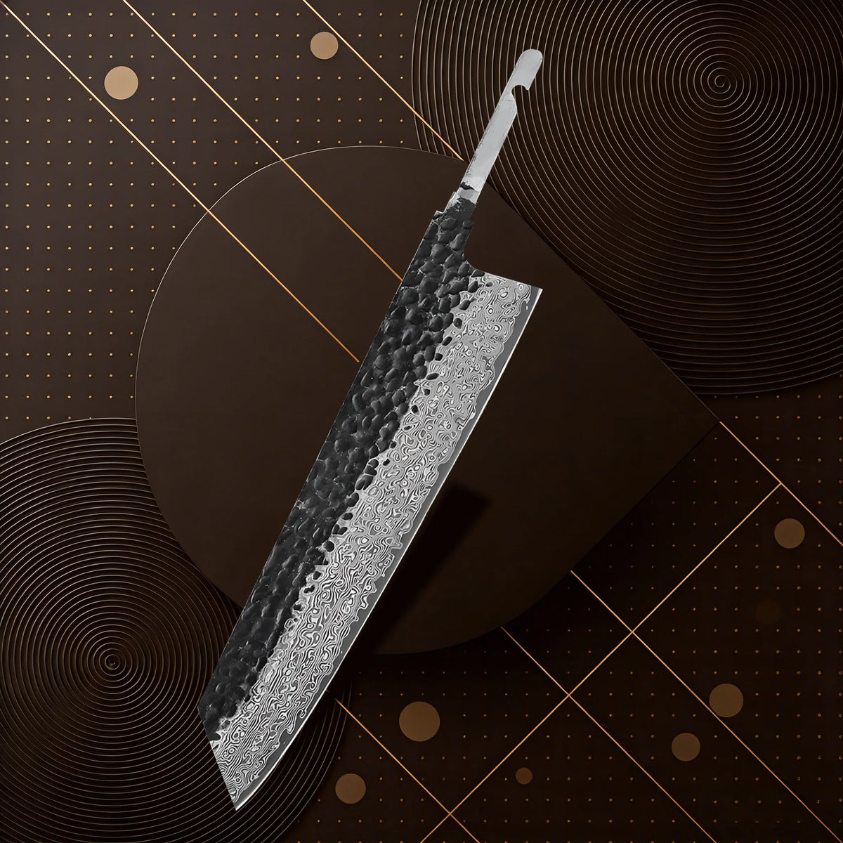 67-Layer Damascus Steel Blank Blade – DIY Sashimi Knife Damascus Knife Blank Axl Blade-C-1PC