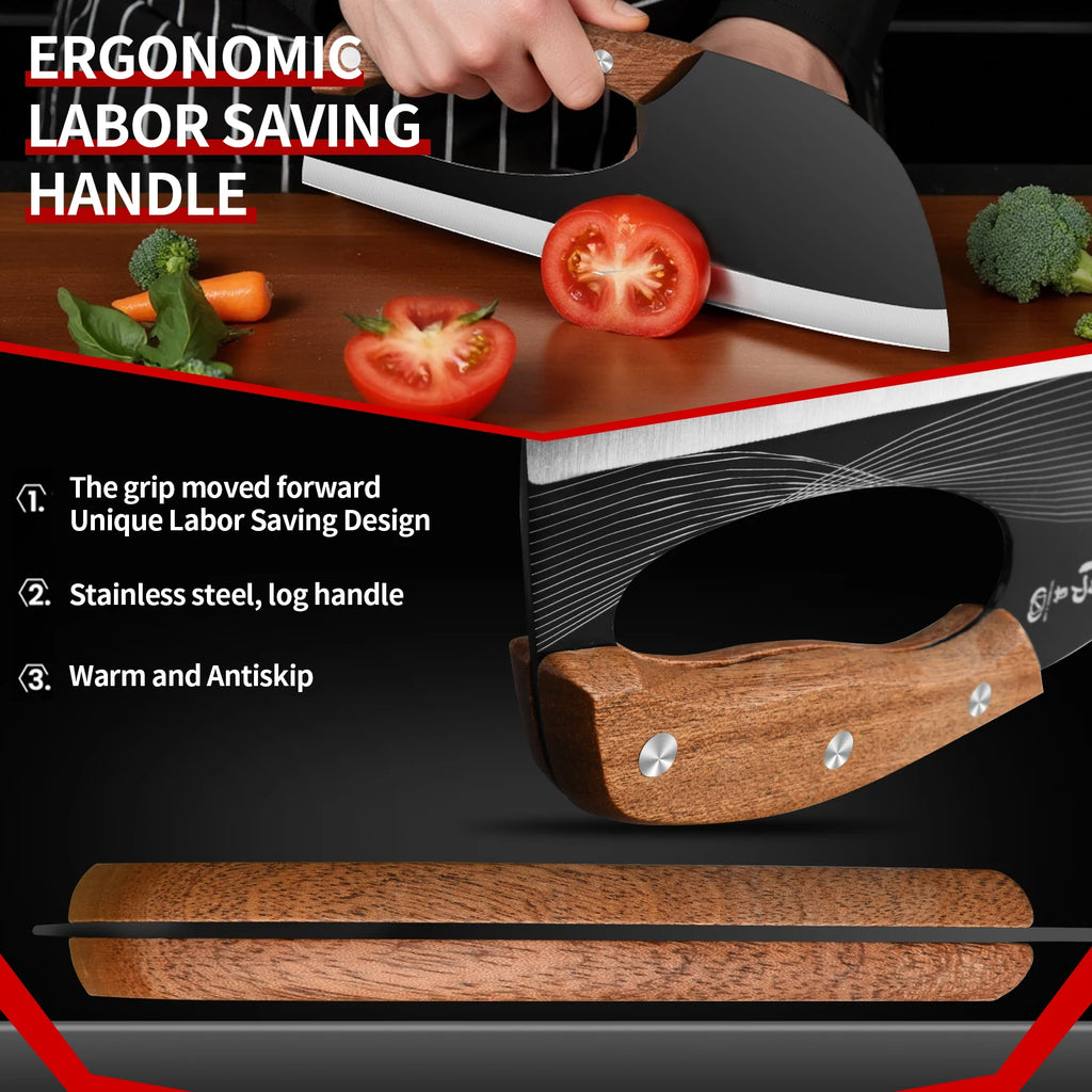 PLYS Chef's Knife – Sharp Stainless Steel Kitchen Knife Chef's Knife Axl