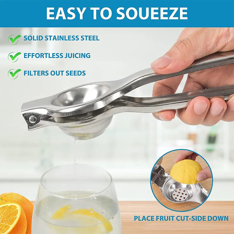 Stainless Steel Lemon Squeezer – Heavy Duty Citrus Press Juicer Citrus Press Juicer Axl