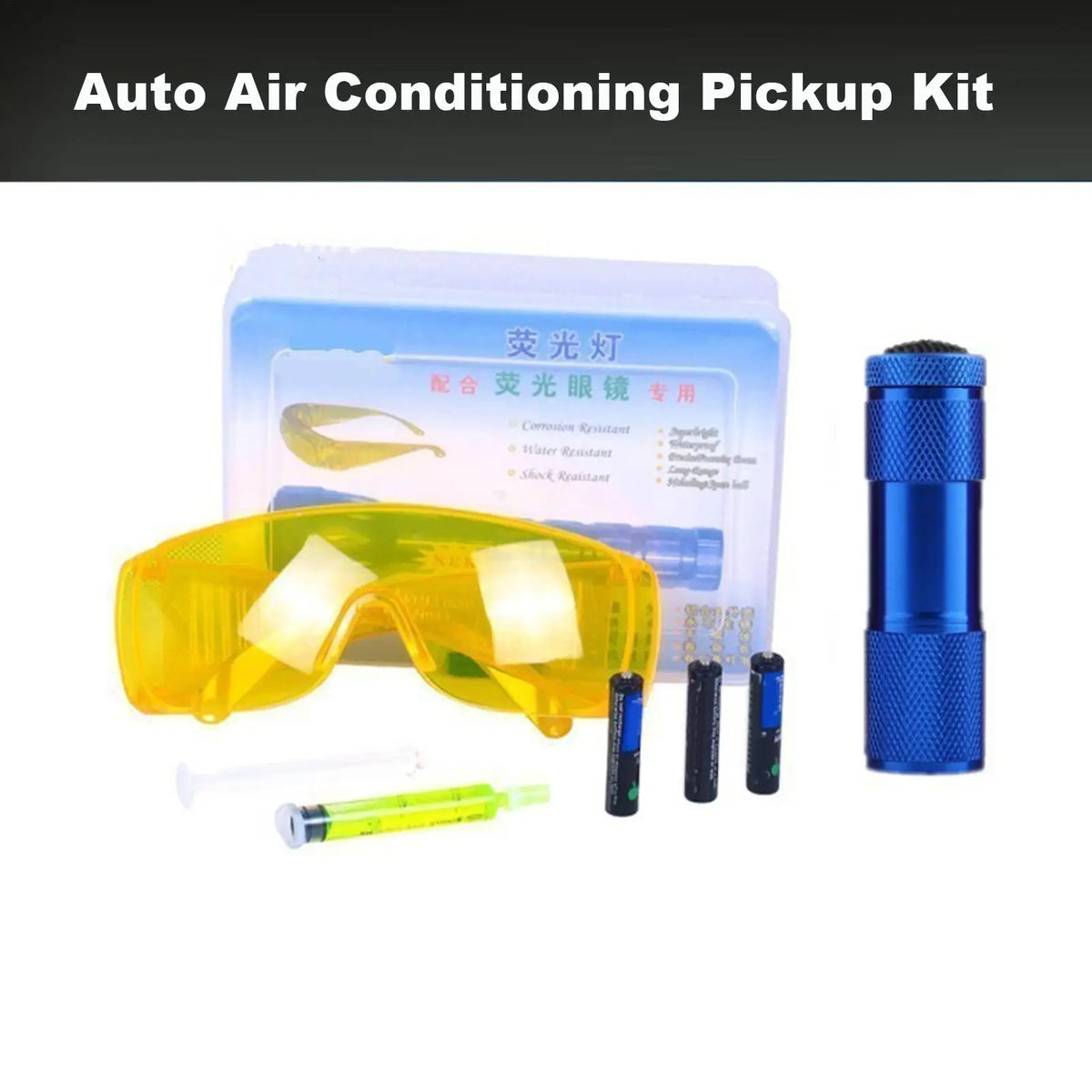 UV Fluorescent AC Leak Detection Kit – Car & Home Systems AC Leak Detection Kit Axl Default Title