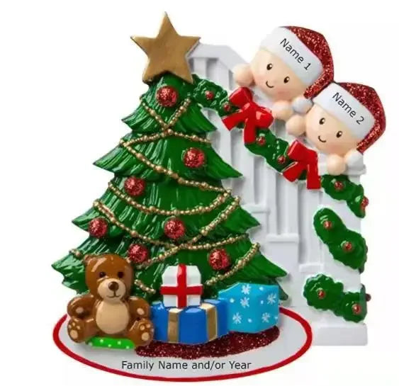 Reindeer Family Christmas Tree Ornament Pendant | 2–6 People Christmas Tree Ornament Axl style 5 1