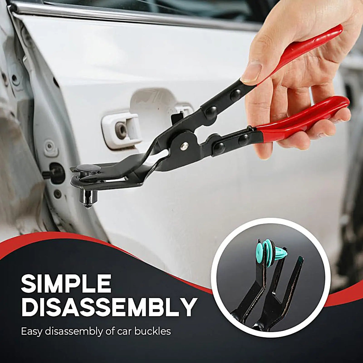 Panel Clip Removal Pliers – Automotive Trim & Fastener Tool Clip Removal Pliers Axl