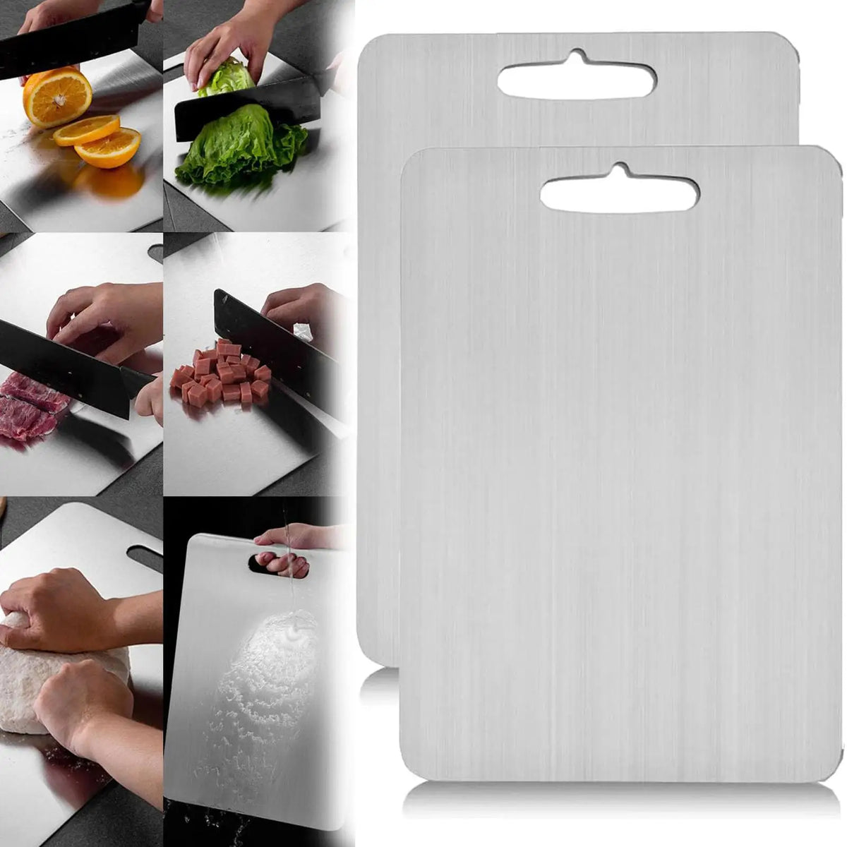 Titanium Cutting Board – Double-Sided Food Grade Chopping Mat Cutting Board Axl
