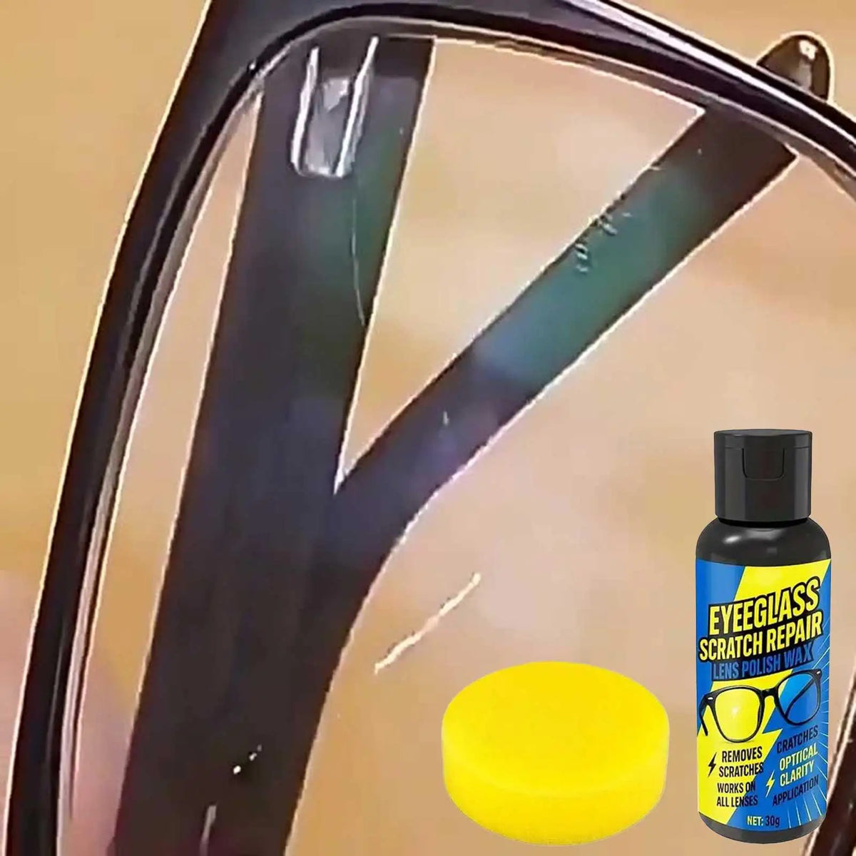 Scratch Remover Polishing Wax – Glasses, Screens & Mirrors Surface Scratch Remover Axl