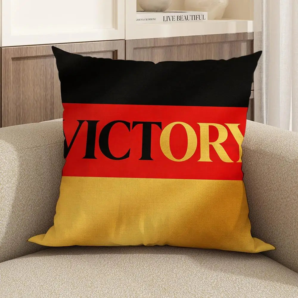 Printed Natural Linen Cushion Covers – Sofa, Bed & Chair Linen Cushion Cover Axl White7 50X50cm