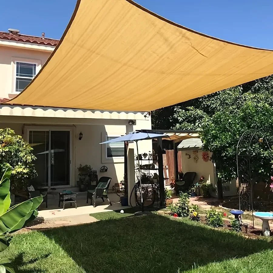 Heavy-Duty UV Block Sun Shade Sail – Large Outdoor Patio Net Sun Shade Sail Axl