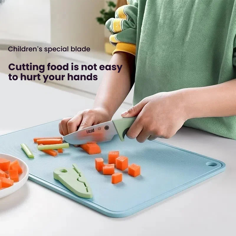 Kids' Safety Fruit Knife – Cartoon Crocodile Kitchen Knife Children's Kitchen Knife Axl