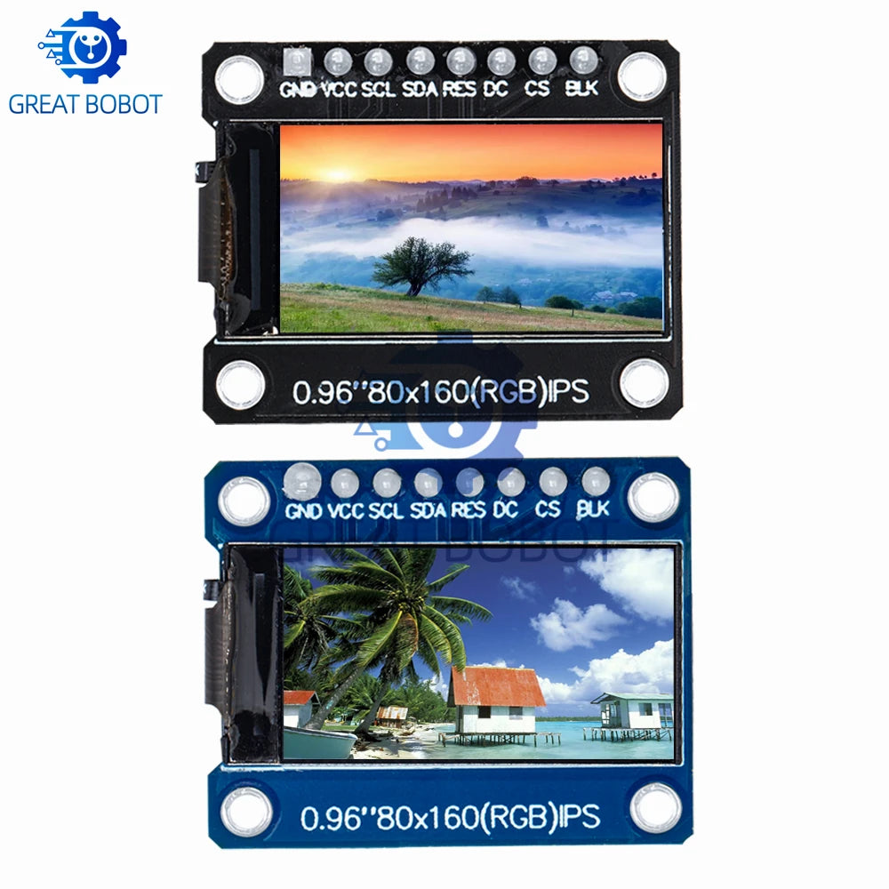 0.96" TFT LCD SPI Display Module ST7735 65K Color for Arduino LCD Display Module Axl